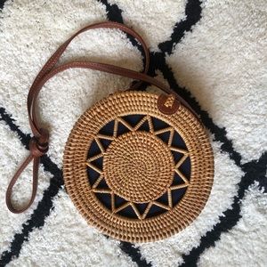 Bali Round Straw Handwoven Bag